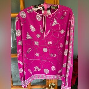 Vintage Emilio Pucci 1970s Blouse
